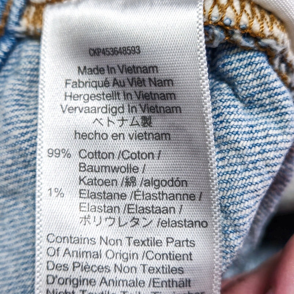 Madewell High-Rise Slim Crop Jeans Light Wash Clean Girl Capsule Size 25 - Picture 12 of 12